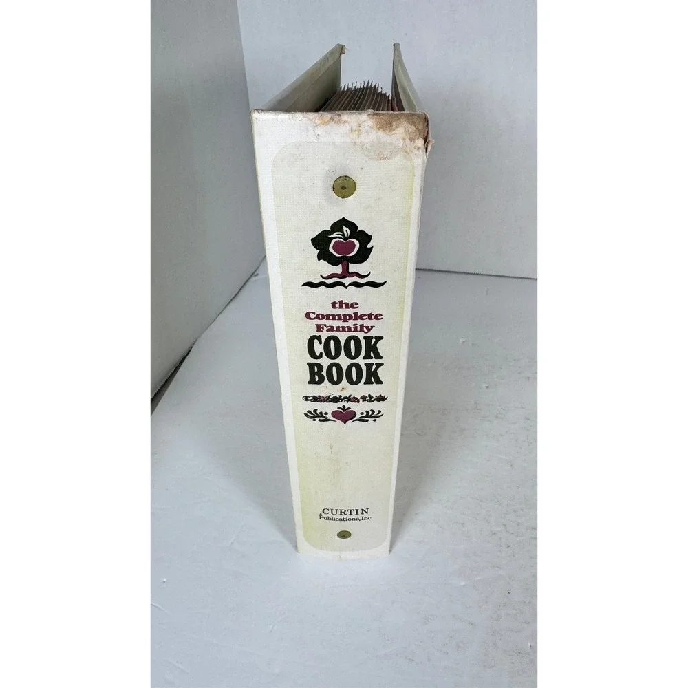 The Complete Family Cook Book 1969 Vintage Binder Recipes Curtin Publications